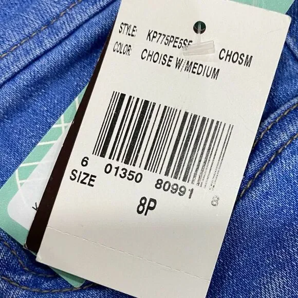 Kut From The Kloth Catherine Slim Boyfriend Jeans Size 8P Cuffed NWT - Picture 13 of 13